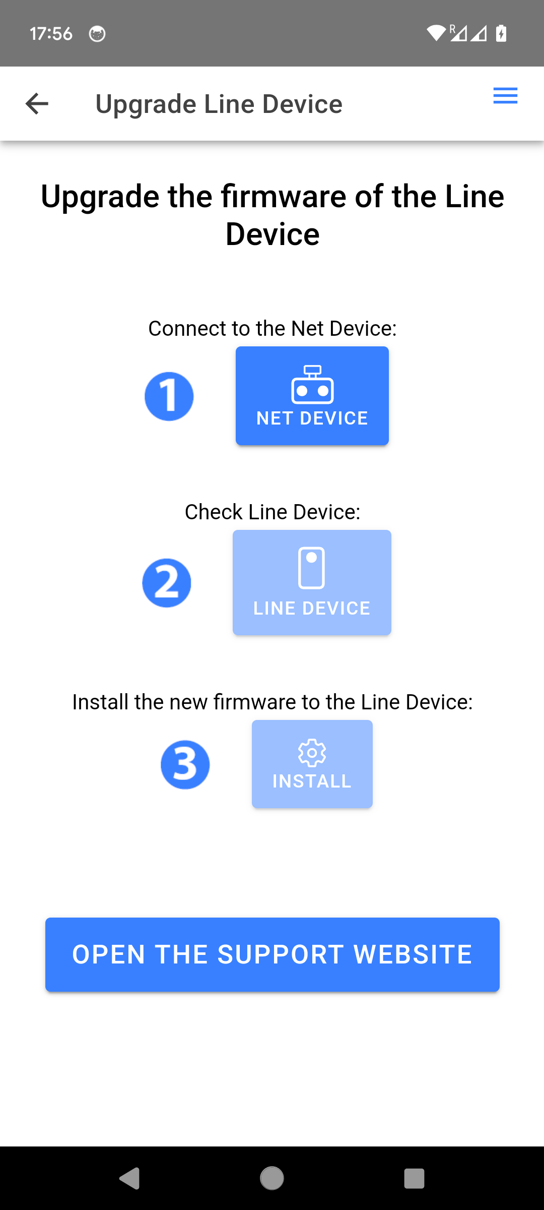 Upgrade Line Device